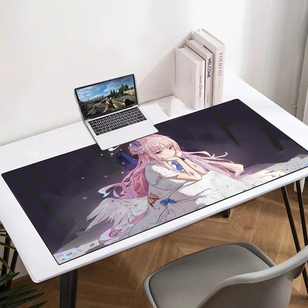 

Misono Mika Blue Archive Game Mousepad Mouse Mat Desk Mat With Pad Gaming Accessories Prime Gaming XXL Keyboard