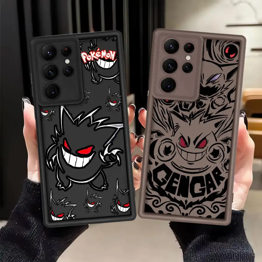 Case for Samsung Galaxy S26Ultra S25 S21 S24 ultra S20 FE Note 20 Ultra S23 S22 S26 Plus Phone Cover Pokemon Gengar Anime