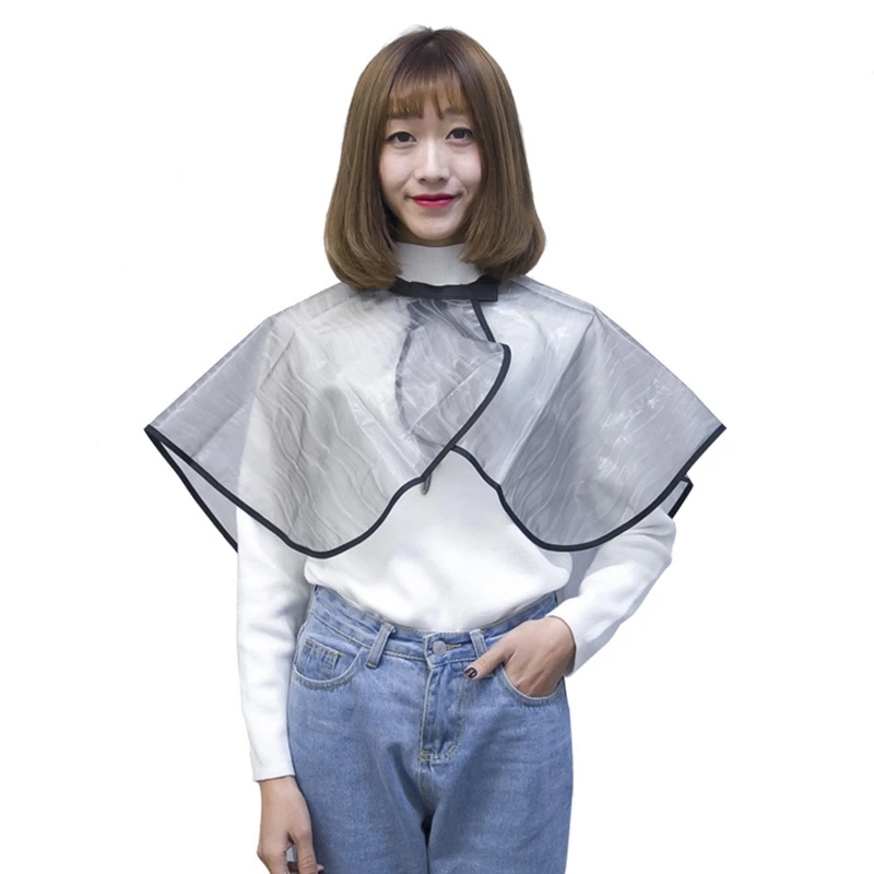 A61I Salon Hairdressing Cutting Collar Shawl Waterproof EV Hair Dye Perm Color Cape Pro Hairdresser Apron For Hair Cutting