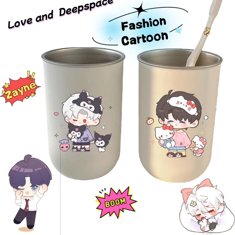 

Love and Deepspace Mouthwash Cup Cute Fashion Cartoon Creative Wash Cup for Boys and Girls Home Use Birthday Gift for Friends
