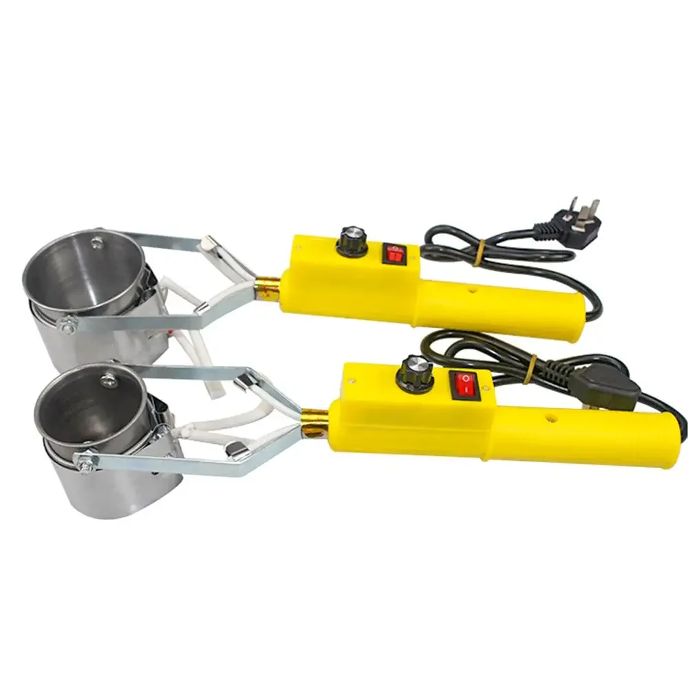 220V 500W Portable Solder Pot Tin Melting Furnace With Adapter 100-450℃ Desoldering Bath Plate