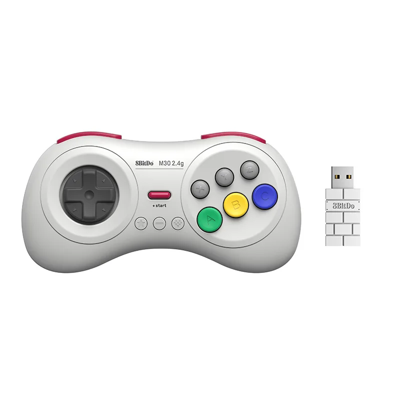 8BitDo M30 2.4G Wireless Gamepad Support For Sega Genesis Mini and Mega Drive Mini - Sega Genesis Controller