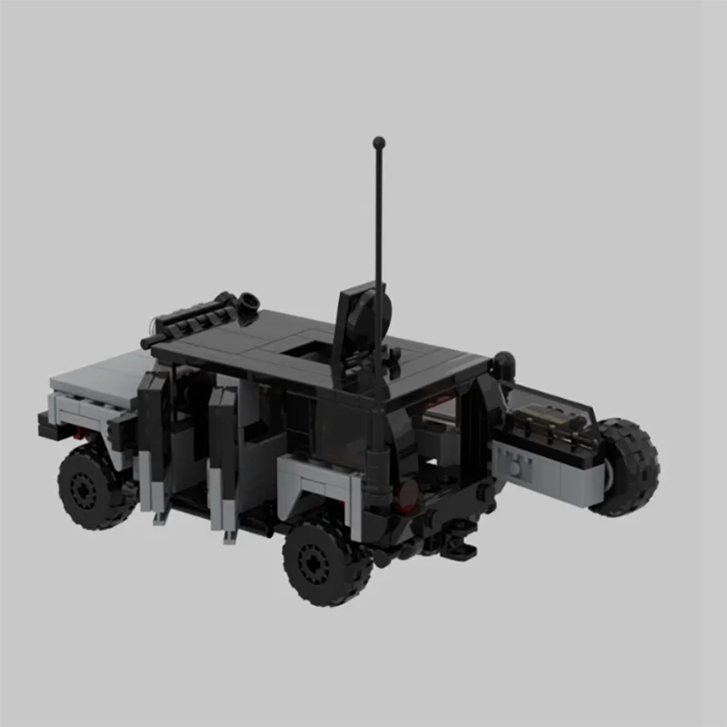 MOC-XM71 8 グリッドオフロード車電子描画パズルビルディングブロック無人子供 269 ピース