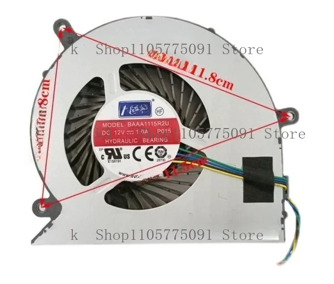 New CPU Cooling Fan For Lenovo M810z M800Z M910z M900z All-in-One S4150 S4250 S5250 5250 Laptop FAN