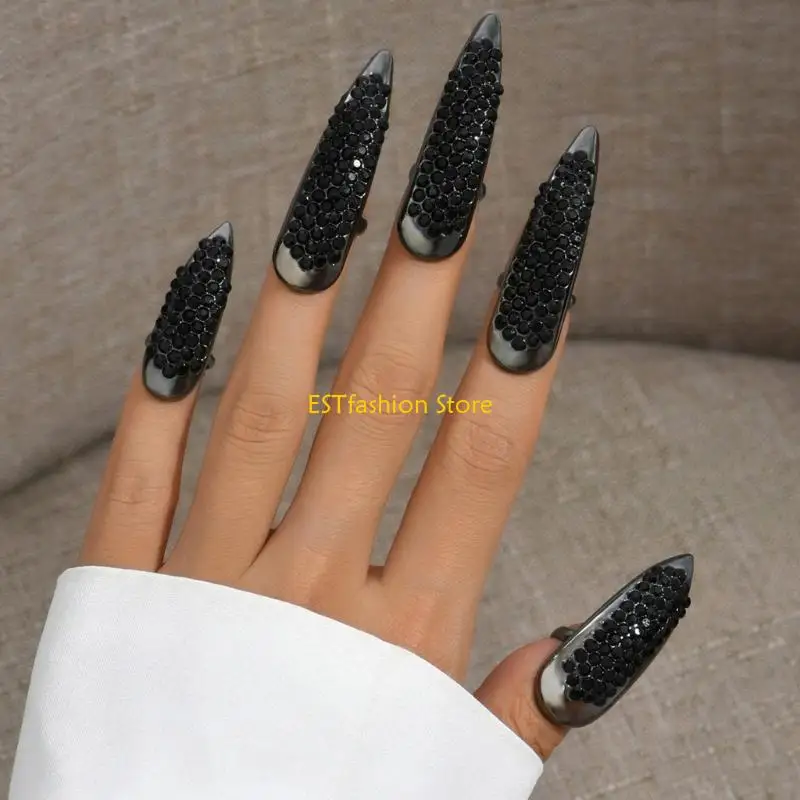 Y5GC Halloween Finger Rings For Women Men Cos-Play เครื่องแต่งกายอุปกรณ์เสริม Halloween Party Cock-Tail Party Dress-Up