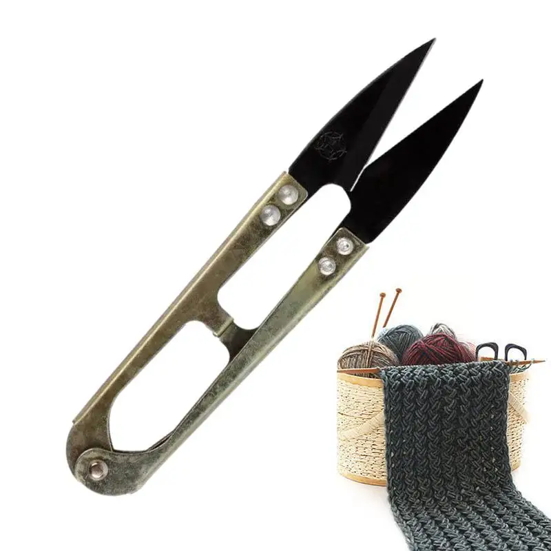U-Shaped Snip Scissors para Thread Cutting, Costura, Fio Thread Cutter, Small Trimming Nipper