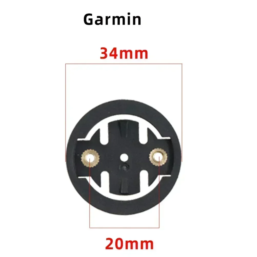 Black Computer Mount Base  For Garmin Wahoo Bicycle Computer Holder Top Cover Bracket Road MTB Bike Stem