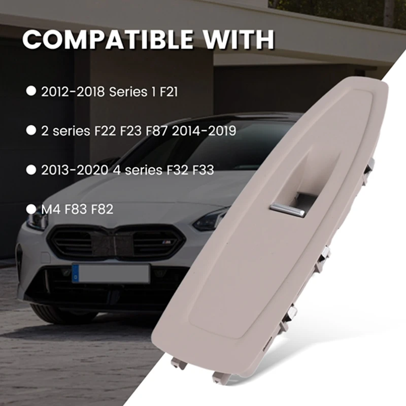 

Well-Car Passenger Side Window Lock Lift Switch Panel Cover 51417318451 51417365347 For BMW 1 2 4 Series F21 F22 F32
