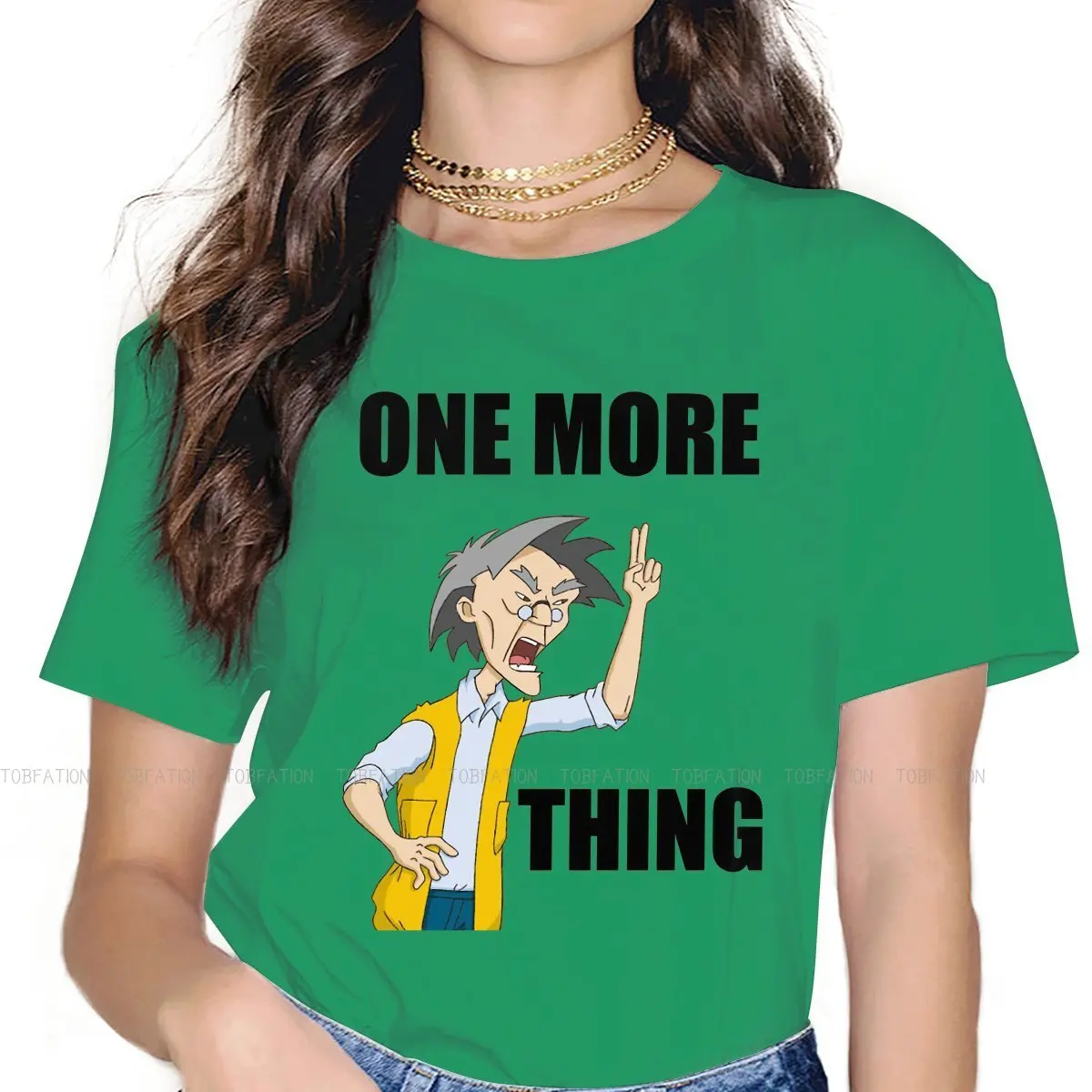 Jackie Chan Adventures American TShirt for Woman Girl Uncle Chan   One More Thing 5XL Leisure Tee T Shirt New Design Fluffy