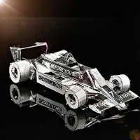 F1 Racing Model 3D Metal Puzzle DIY Handmade Super Car Vehicle Assembly Model Laser Cutting Kits Jigsaw Puzzle Toys