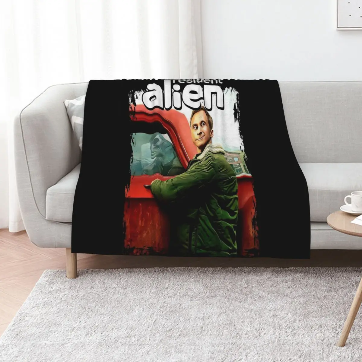 Resident Alien Series Art Perfect Xmas Gift Fan Throw Blanket Bed covers Softest Soft Big Plush Blankets