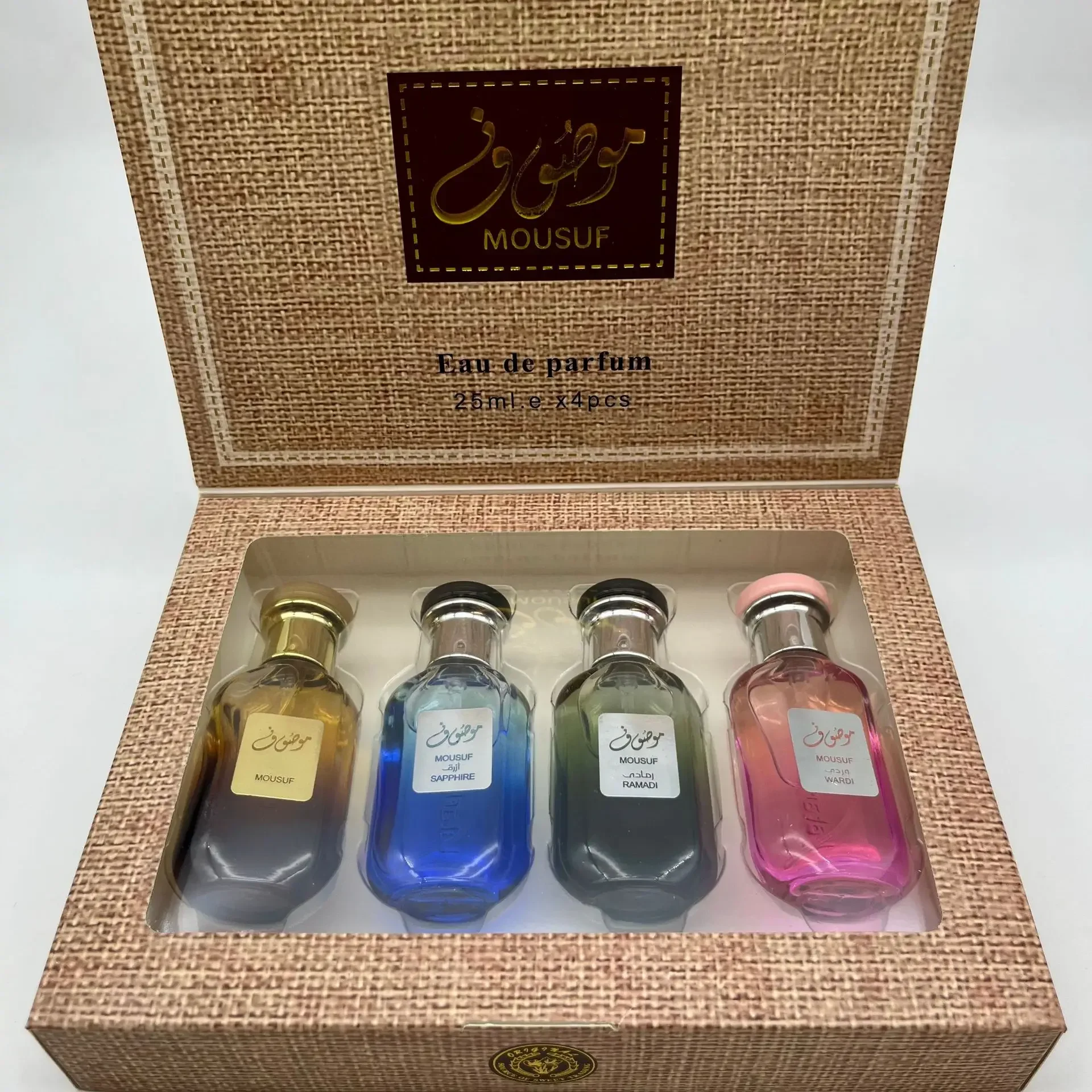 Classic Gift Box Perfume Set Long Lasting MOUSUF Perfumes For Man And Woman Flower Fruit Wood Fragrance  Arab Body Spray Parfum