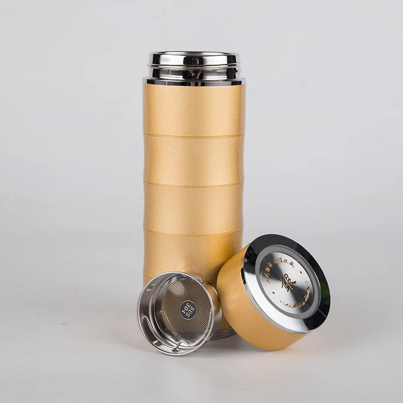 Foot silver inner cup vacuum insulated cup, rising silver cup, fashionable business gift cup for men and women couple cup