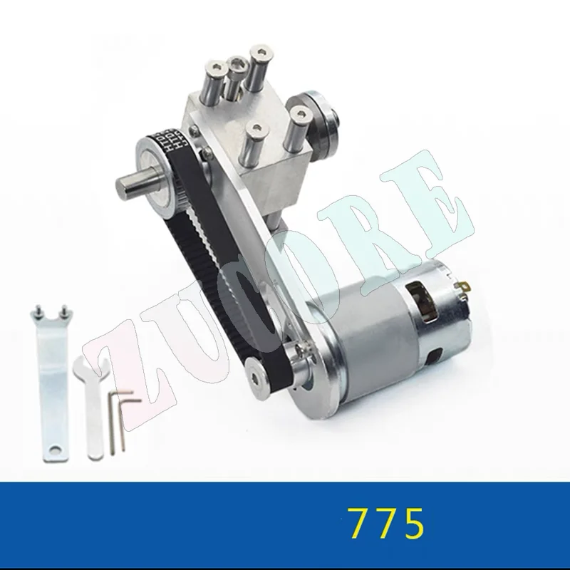 T60 Lift Table Saw Spindle Micro Lift Table Saw Bearing Seat Diy Cutting Saw Depth Adjustment Kit with Dc775/895 Motor