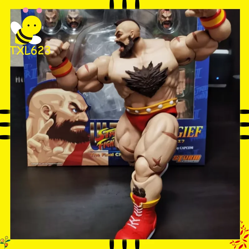 

Zangief Street Fighter 2 Series 1/12 Scale Action Figure Storm Collection Custom Movable Figurine Decor Gift for Fans
