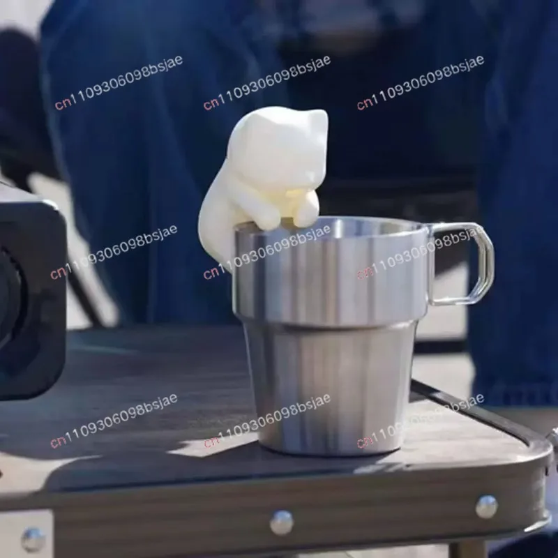 Automatic Drink Cooler 3-Minute Coffee Tea Chiller Portable Mini Blower with Cute Cat Tongue Design