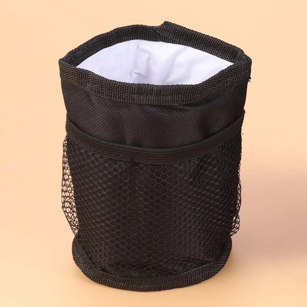 

1Pcs Portable Heat Preservation Cup Holder Bag Eva Insulated Side Hanging Stroller Bottle Carrier Black Mesh Pocket Waterproof
