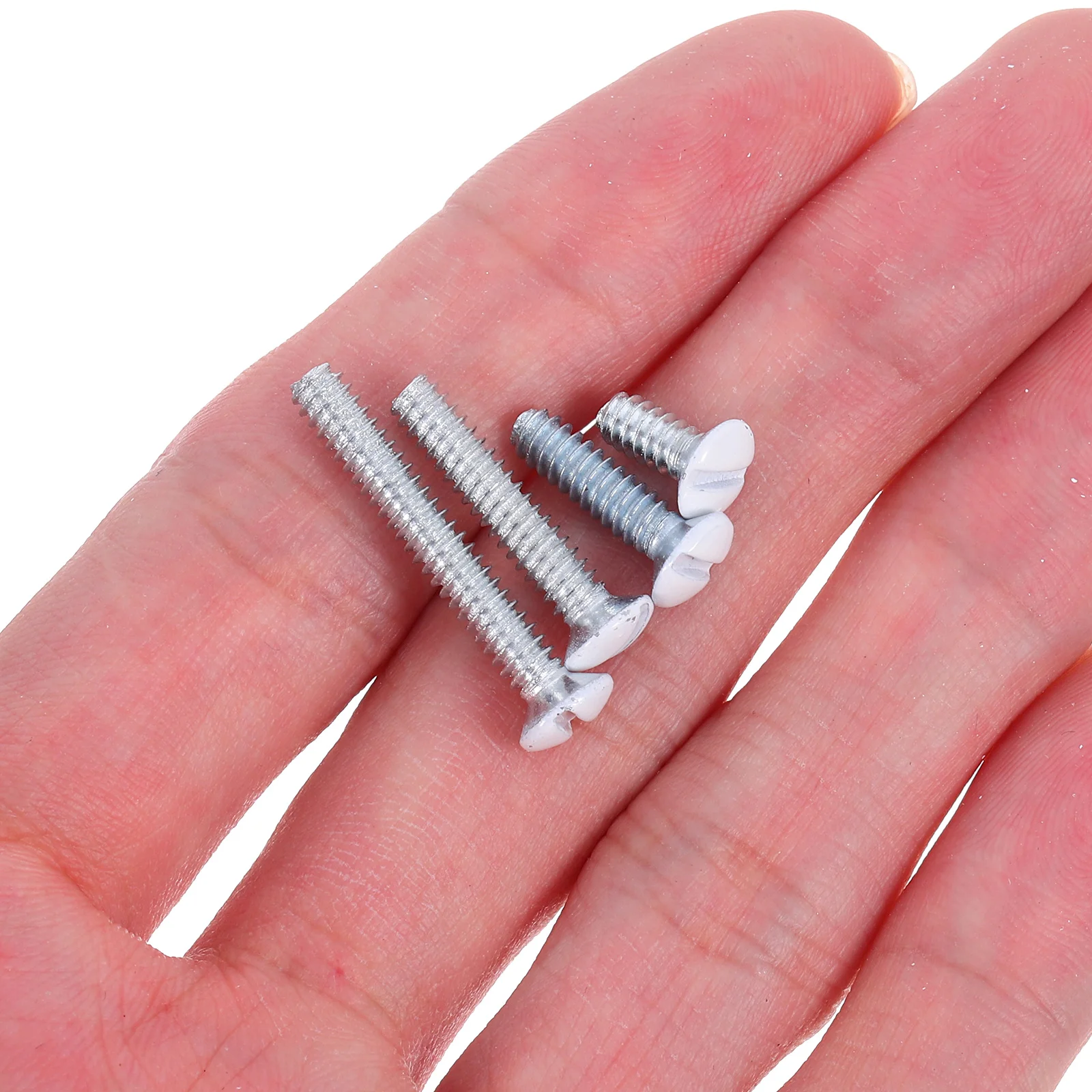 

1 set 1 Set Wall Plate Screws 6-32 Thread 9/14/19/25Mm Milled Slot Oval Head For Outlet Covers Light Switches Electrical Panels