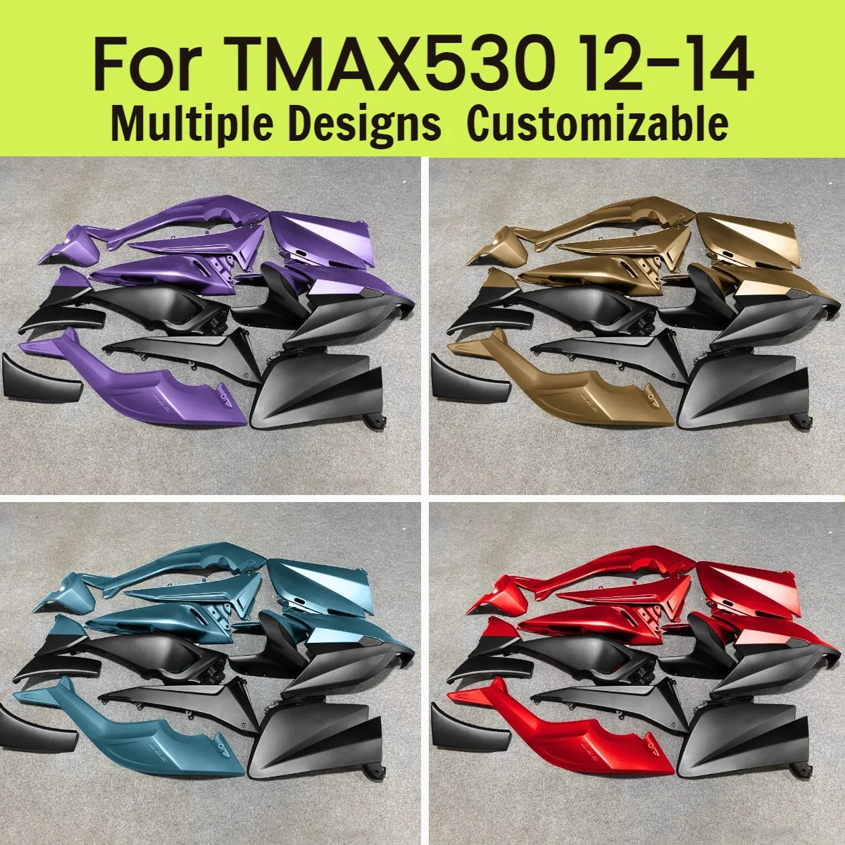 

TMAX530 2012 2013 2014 Fit Fairing Kit for Yamaha T-MAX530 12-14 Injection Motorcycle Plastics Fairing Kit