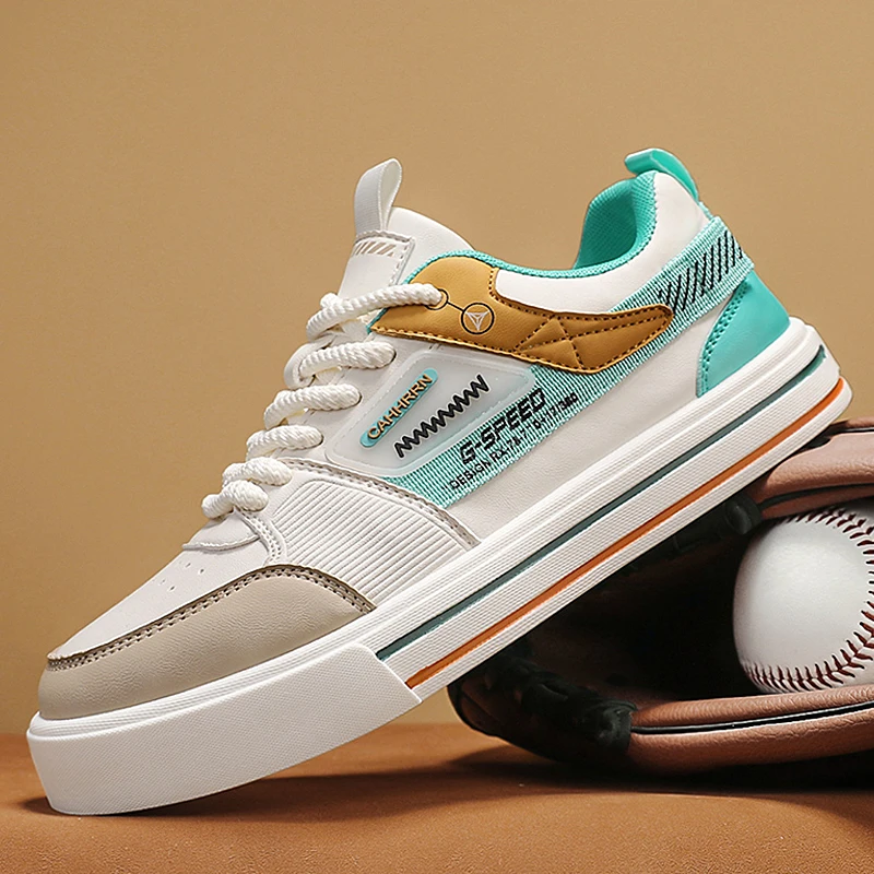

Men Casual Sneakers Comfortable Trainers Plus Size Simple Design Skateboard Flat Outdoor Sneakers Tennis Running Sports Shoes