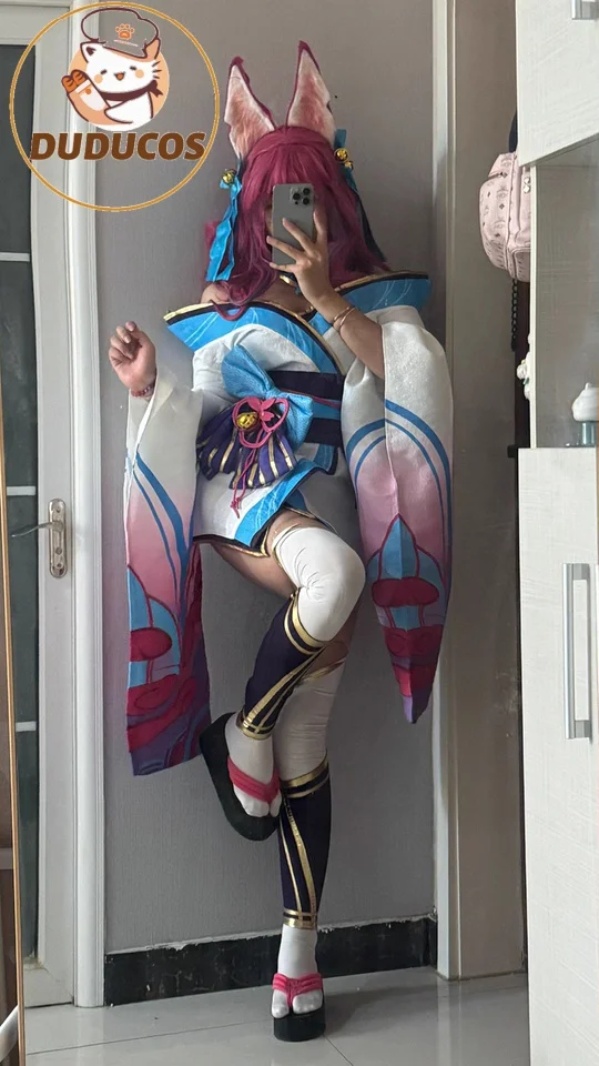 

Game LOL Spirit Blossom Ahri Cosplay Costumes Sexy Dresses Spirit Blossom Ahri Costumes for Women Cosplay Costumes