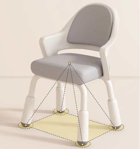 

New Design Kids Study Chair Student Sitting Correction Chair Height Adjustable Kids Furniture Writing Chair