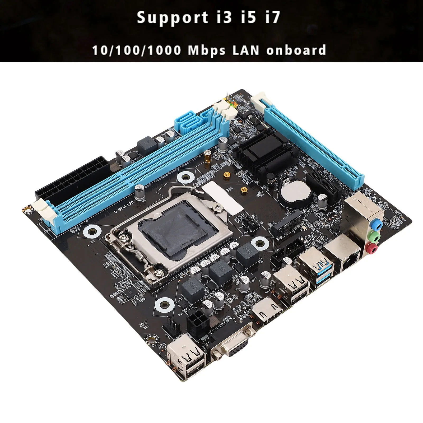 H81ゲーミングマザーボード デュアルチャネルDDR3 M.2 NVMe NGFF SATA
