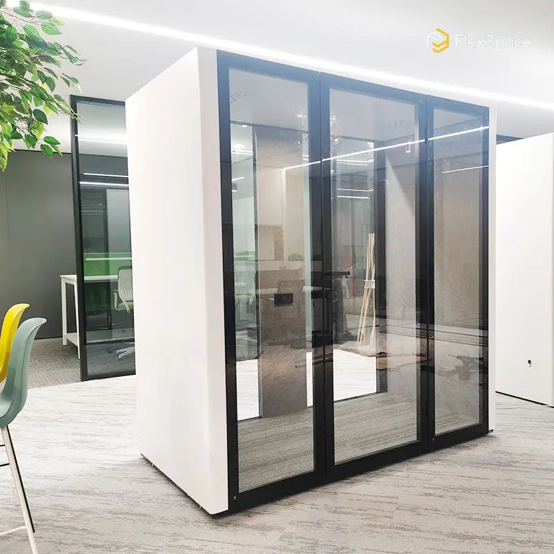 Acoustic Office Privacy Pod Sound Insulated Silent Booth with Ventilation System