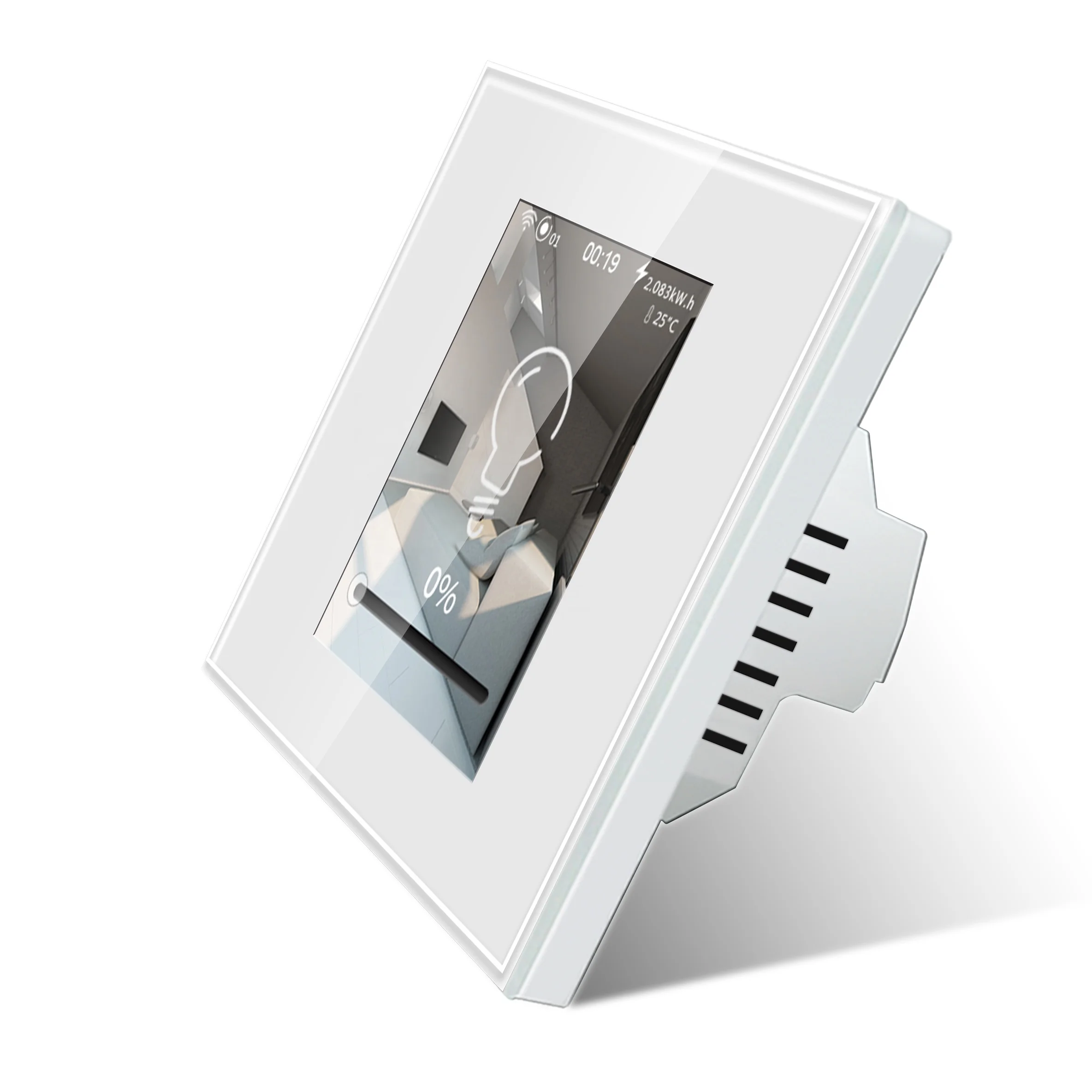 Lanbon Smart Home-systeem Nieuwste ontwerp LCD-scherm Slimme dimmer Wifi Mesh Afstandsbediening Schakelaar Tuya Homekit