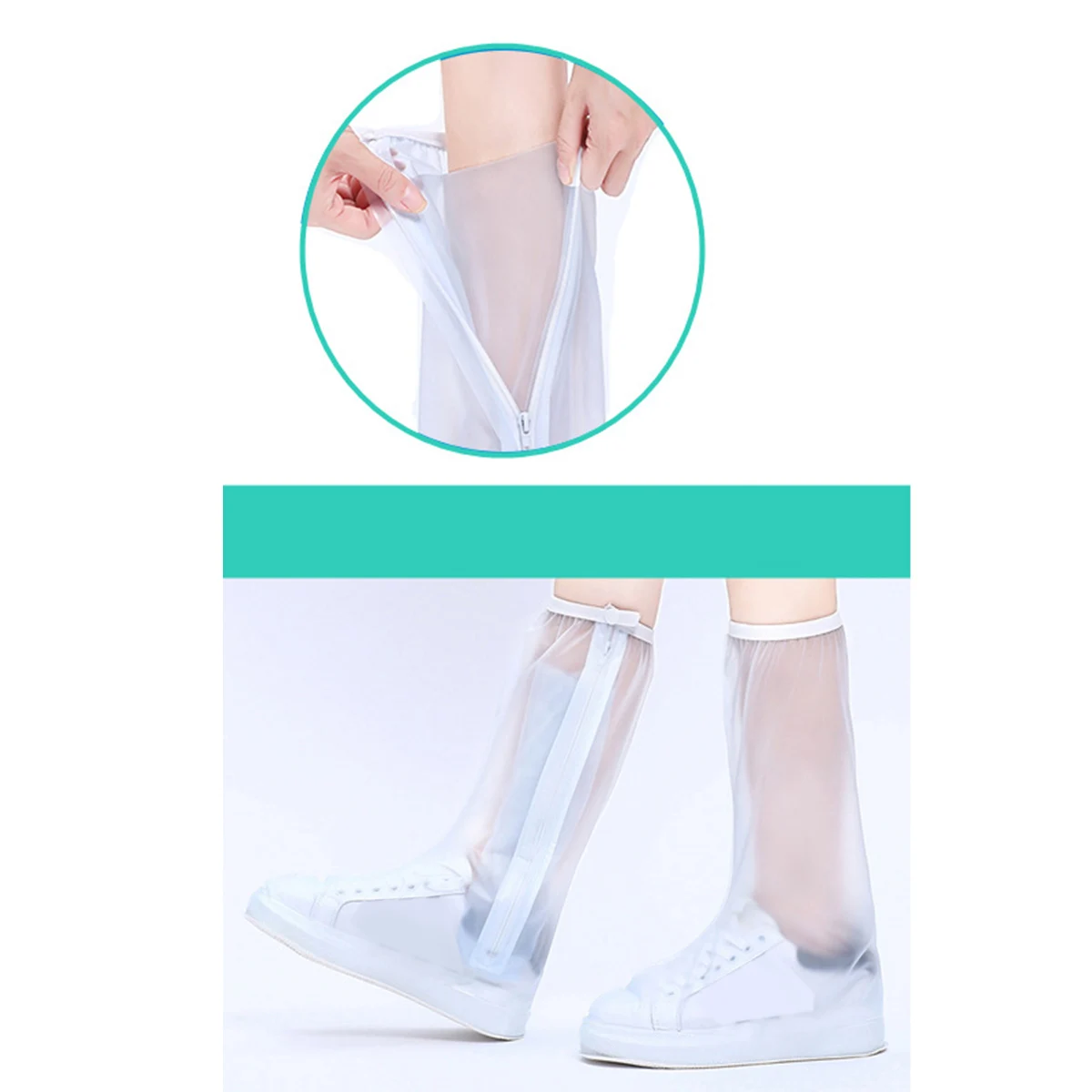 

Waterproof Shoe Cover Shoes Boot Reusable Covers for Rain Tall