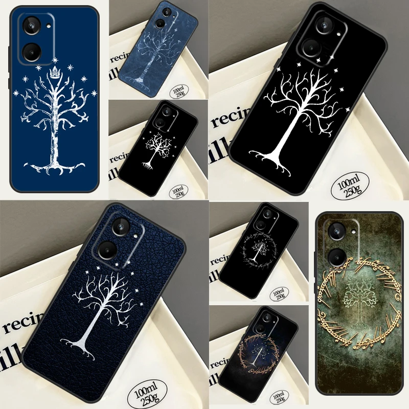 White Tree Of Gondor For Realme 8 9 10 Pro Plus GT Neo 5 3 3T 2T C21Y C25Y C31 C25 C30 C21 C11 C35 C55 C33 Case