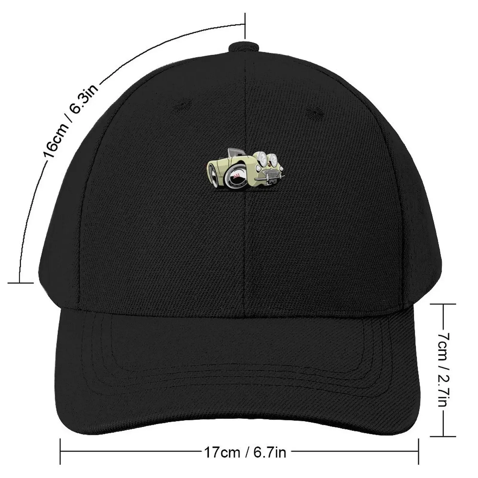 Austin Healey Sprite caricature old English white Classic T-Shirt Baseball Cap summer hat Streetwear Mens Hats Women's