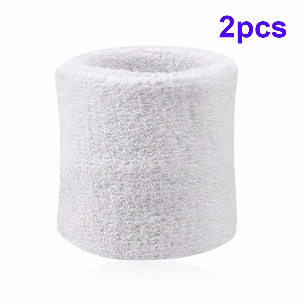 

2 шт. хлопковые спортивные накладки на запястья для баскетбола и бега, влагоотводящие, с поддержкой и защитой