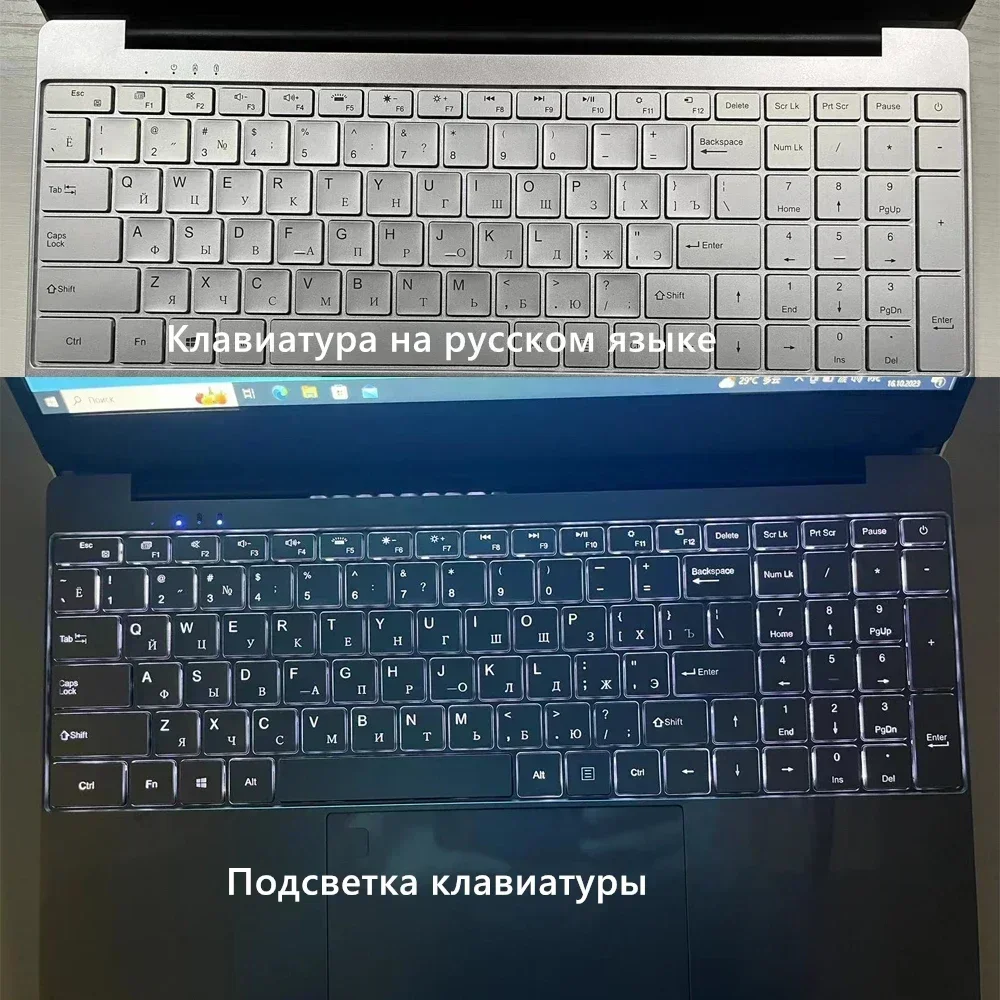 CARBAYTA tanie laptopy Intel J4125 komputer biurowy notebooki biznesowe Win10 11 Pro 15.6 calowy Intel WiFi Netbook ultrabook Port HDMI