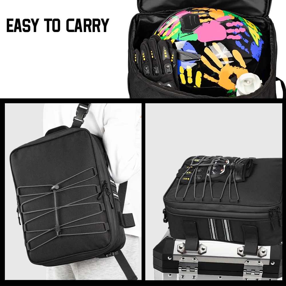 Motorcycle Side Bag Expandable Luggage Bags For BMW GS 1200 LC Adventure 2013-2017 R1250GS R1200GS Additional Bags