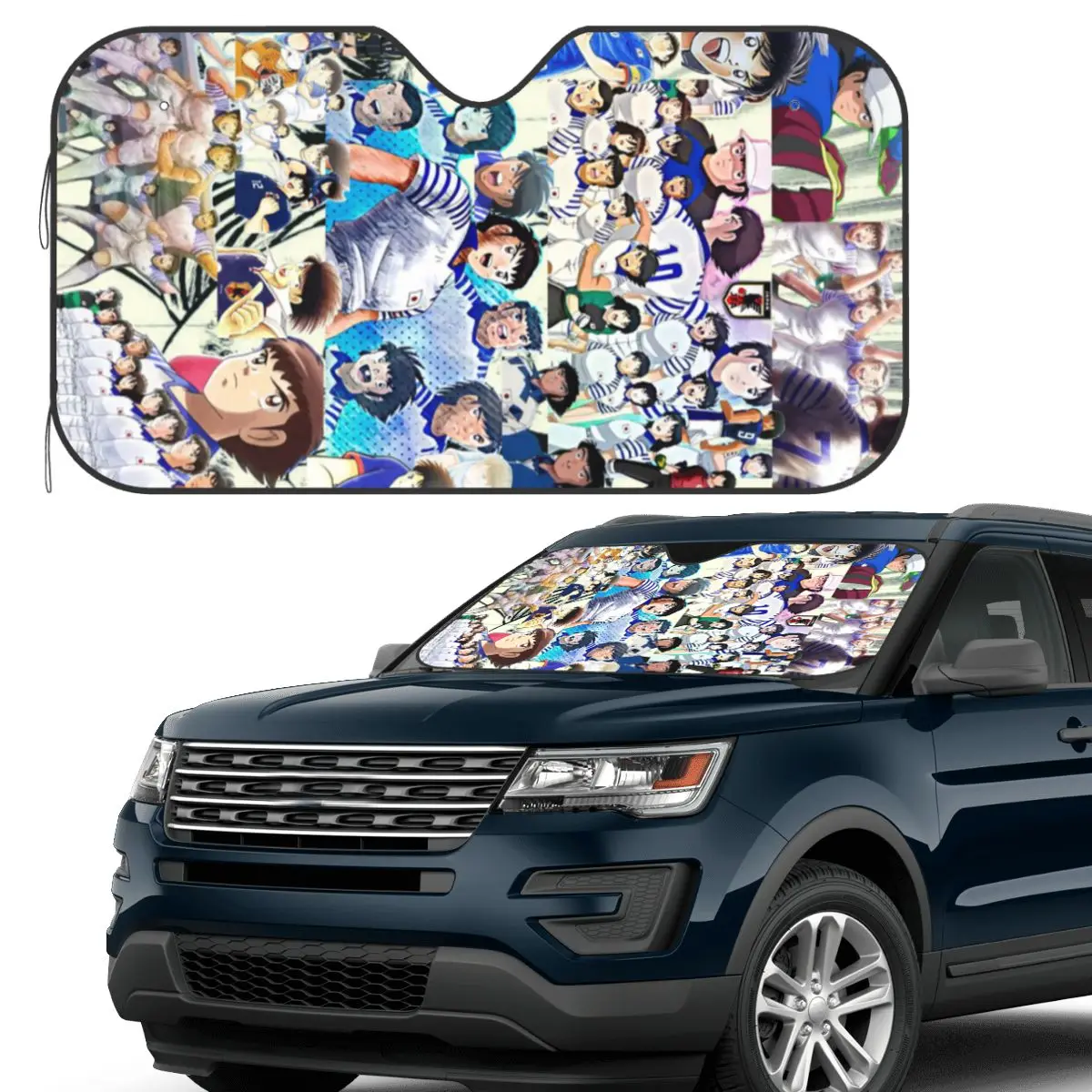 

Pin Captain Tsubasa Sunshade Windscreen Car Front Windshield Window Sun Visor Accessories Covers