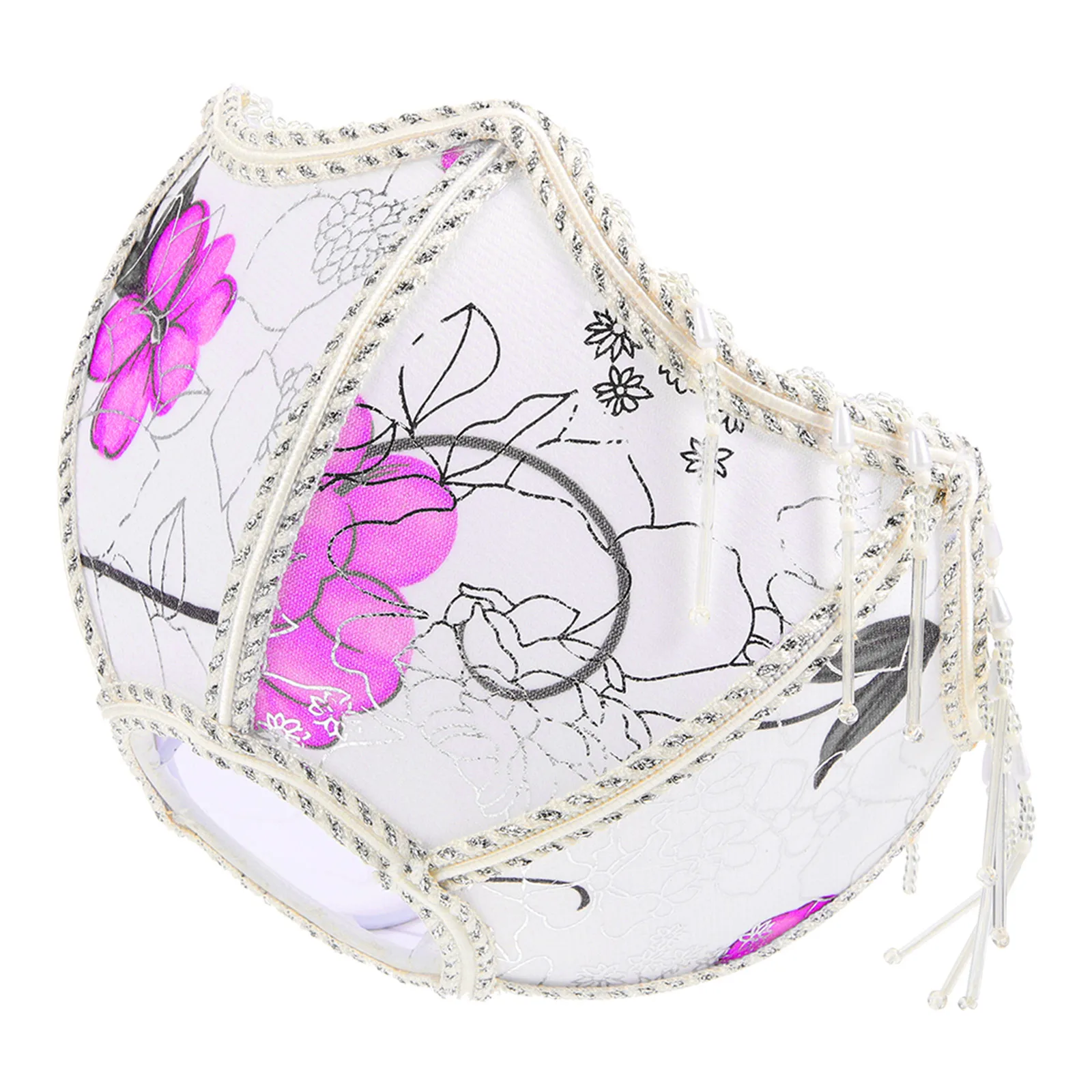 

Tassel Lampshade Vintage Egg Fringe Table Lamp Shades Replacement Fabric Light Covers Desk Accessories Lighting Attachments