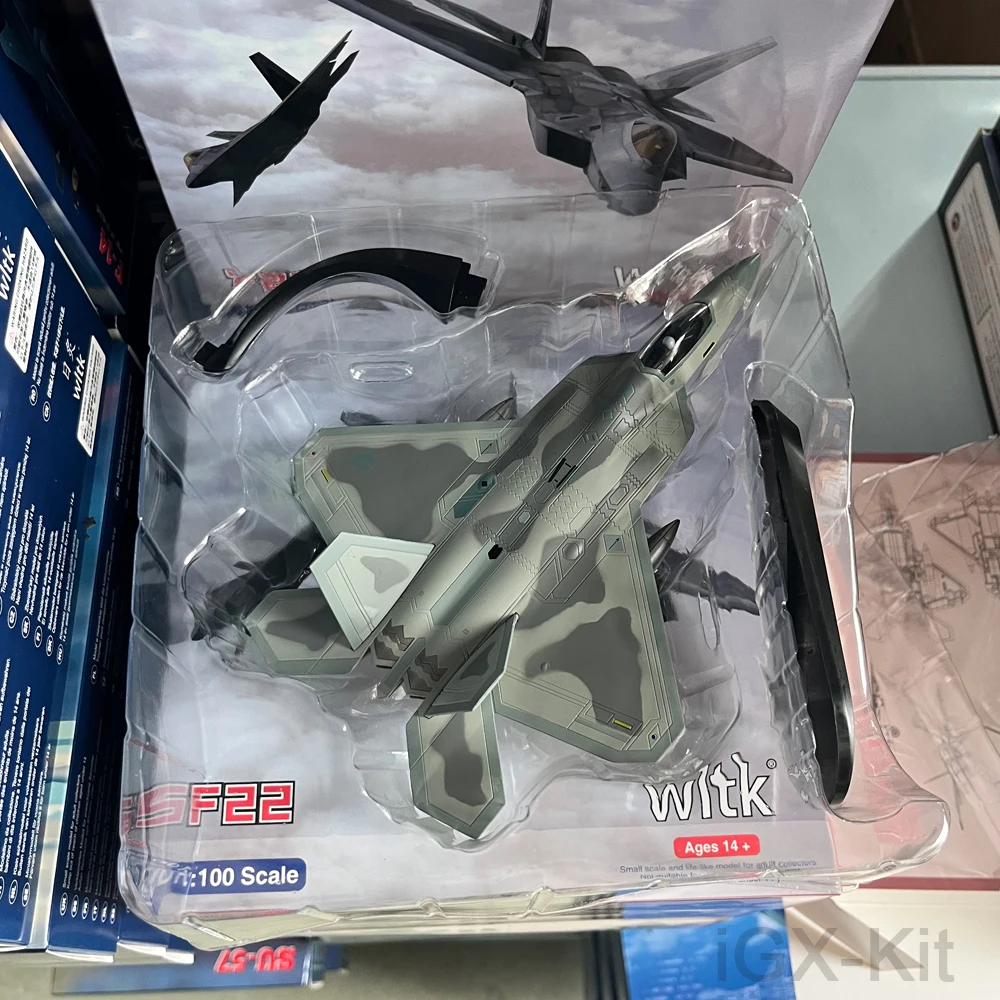 

Масштаб 1:100, американский F-22 F22 Raptor, истребитель, металлический самолет, модель самолета, подарочная игрушка