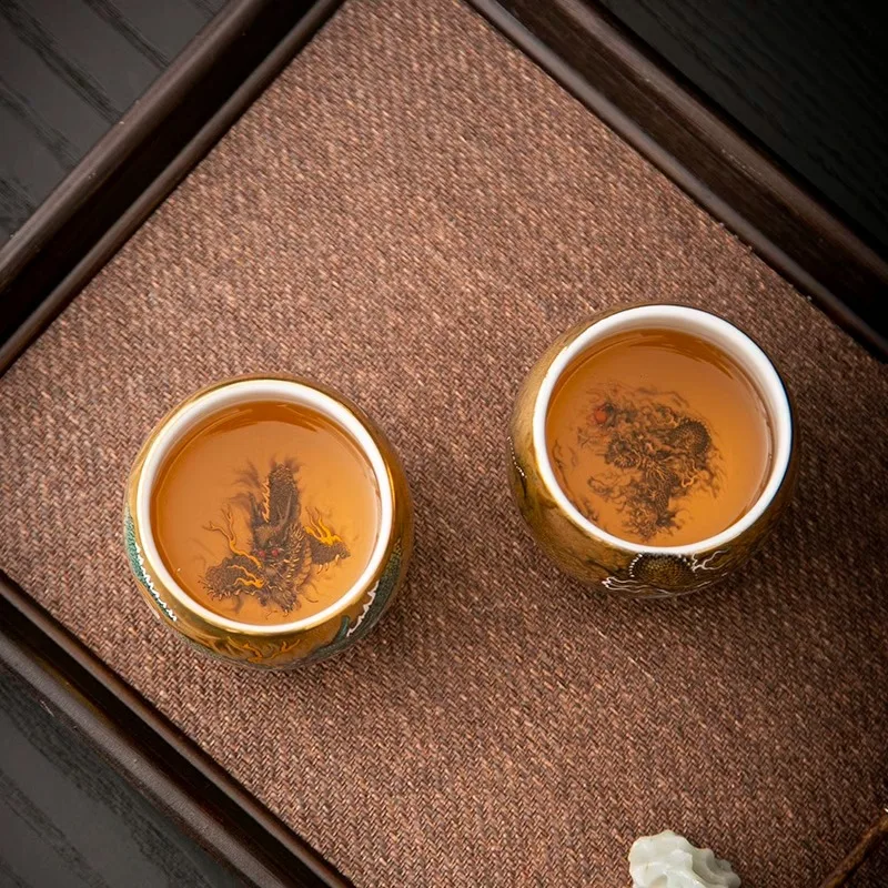 YFY   Forbidden City merchandise gilt cup leadership national style high-end business gifts souvenirs