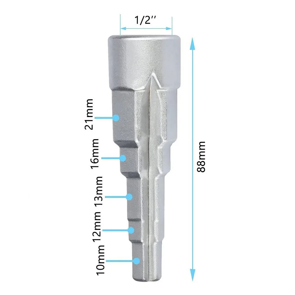 Home Maintenance Radiator Spanner 5-Stage Wrench Pipe And Radiator Components Radiator Valves For 1/2 Inch Ratchet Handle