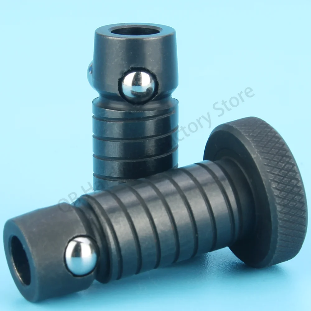 QB119 Dia13/16/20/25/30/35/50mm Carbon Steel With Black Oxide Ball Lock Pins Flange Shank Locating Pins