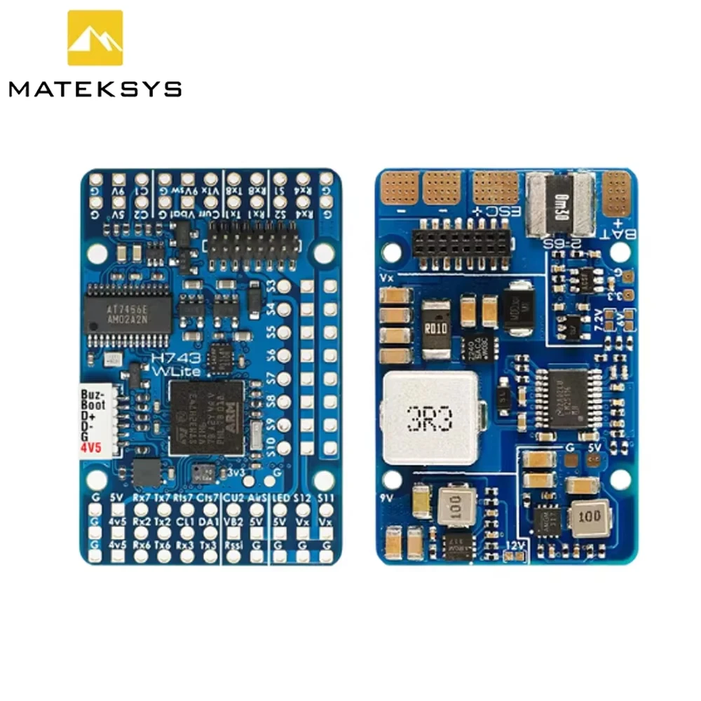 MATEK Mateksys H743-WLITE H743WLITE 2-6S Flight Controller MATEKH743 Dual Camera Input For RC FPV Drone