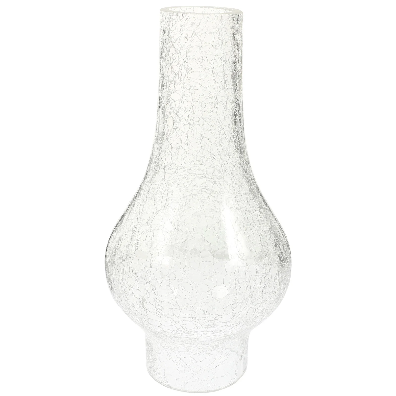 

Vintage Oil Lamp Shade Cracked Glass Cover Windproof High Temperature Resistant Replacement for Lamp Chimney
