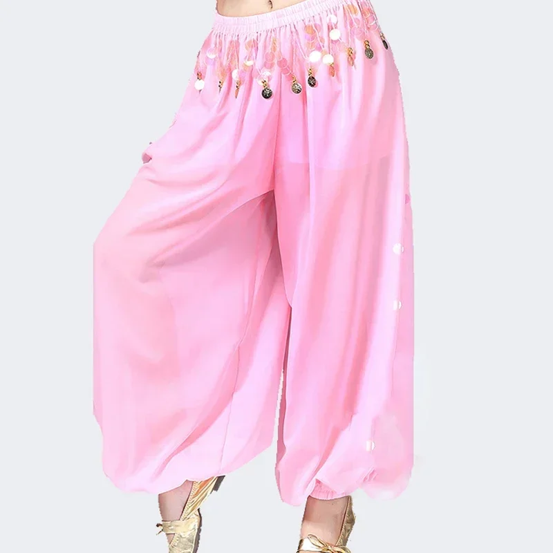 

Women Belly Dance Costume Long Trousers Bloomers Bellydance Tribal Pants India Bollywood Oriental Egypt Dancewear