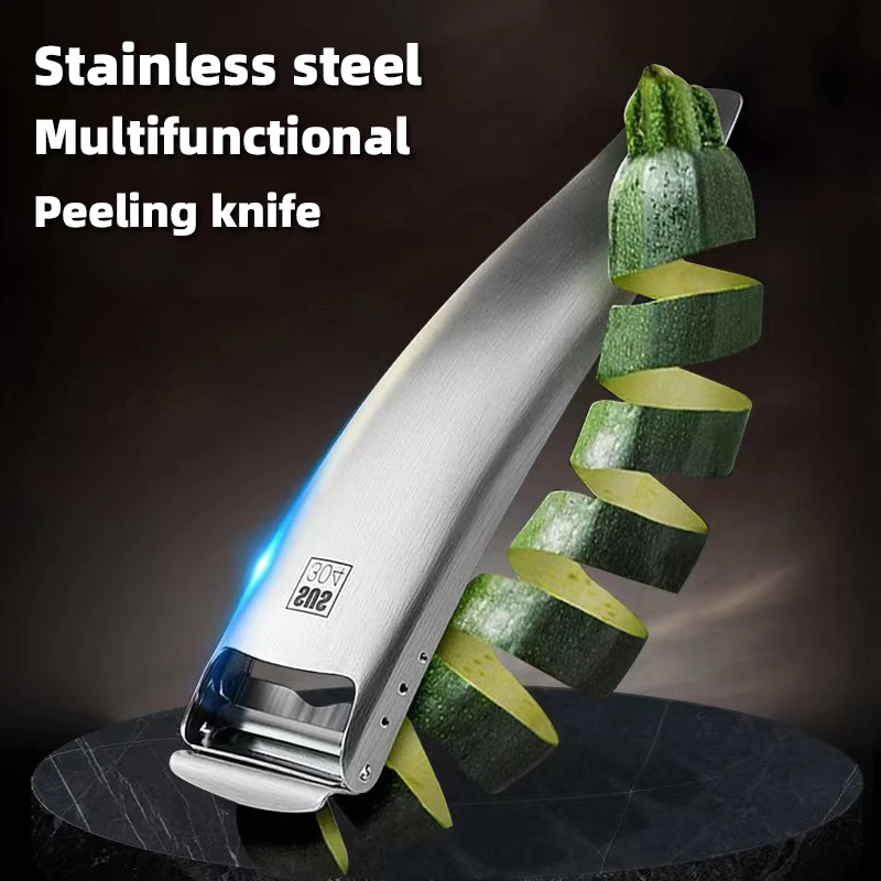 

1pcs Melon shaver 304 stainless steel peeler multifunctional peeler, shredder, vegetable and fruit peeler, kitchen tool