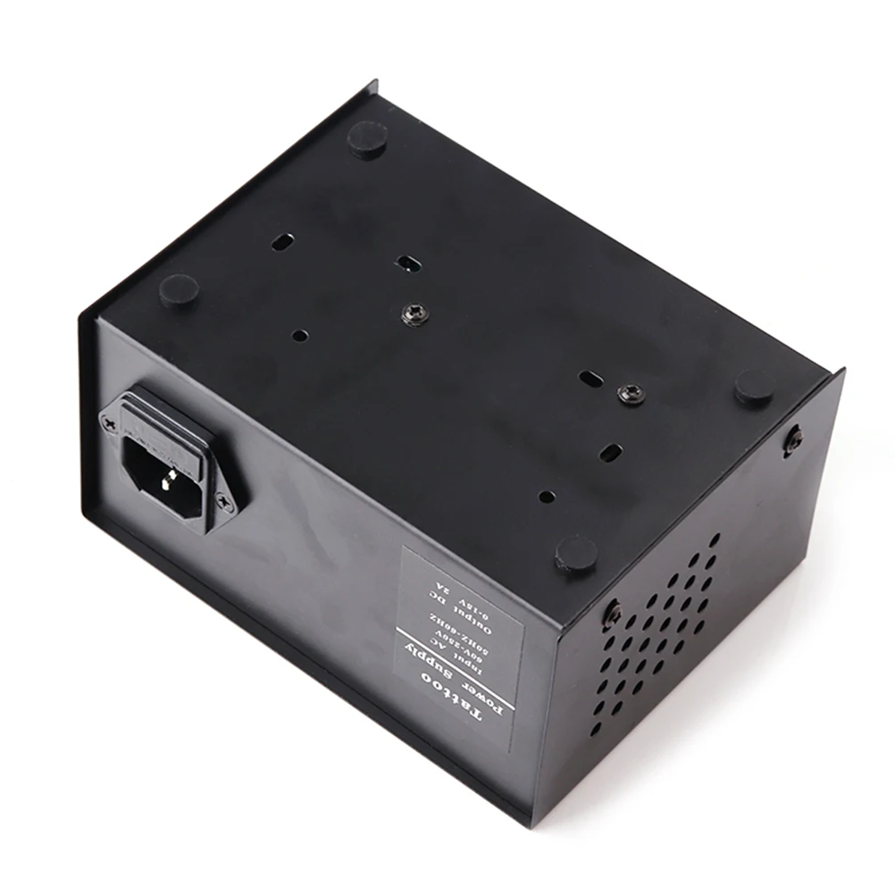 

Dual Output Tattoo Power Supply Lcd Digital Dc Voltage Stabilizer For Shader Liner Compact Durable Metal Housing Precise Setting