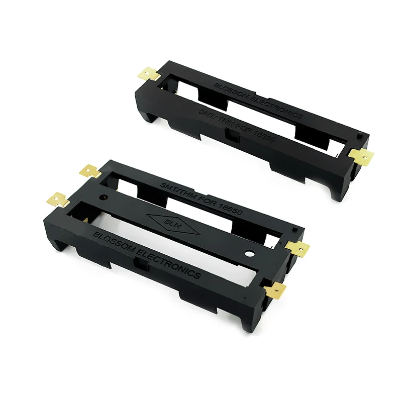 1x 2x 18650 Series Batteries Holder Box Storage Case Container With Bronze Pins Drop Ship