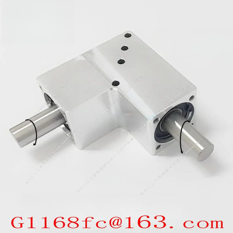 90 Degree Commutator Reduction Ratio 1:1 Shaft Diameter 15mm Small Spiral Bevel Gearbox