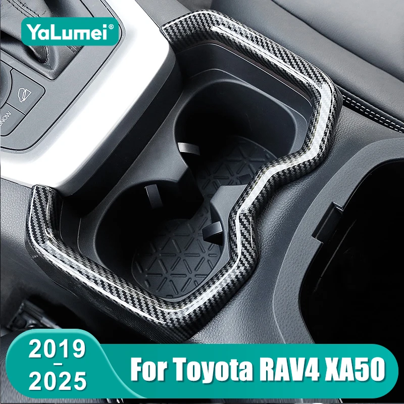 Pour Toyota RAV4 2019 2020 2021 2022 2023 2024 2025 RAV 4 XA50 Hybride, Accessoires de Cadre de Couverture pour Porte-Gobelet Avant