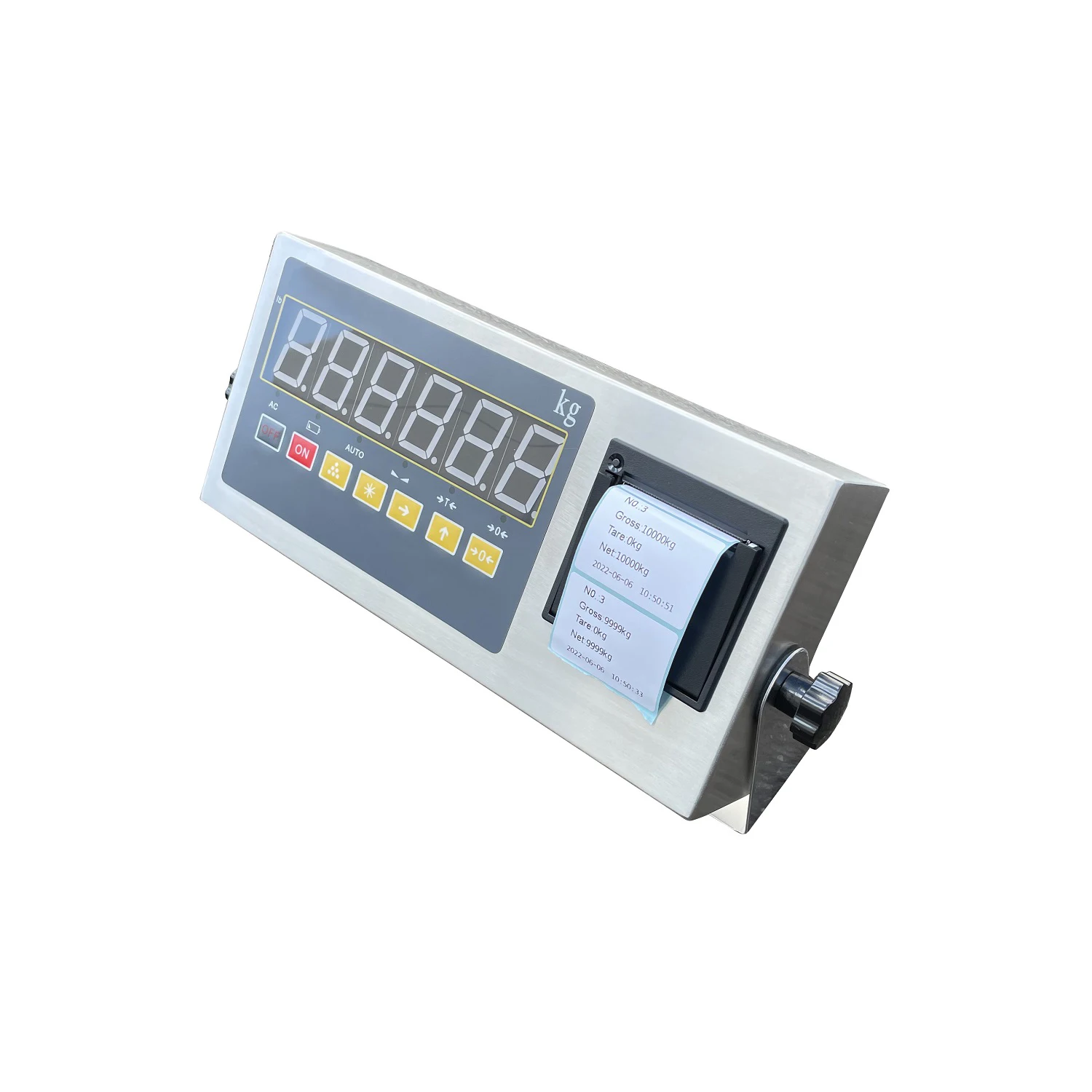 2025 Hot Sale A1PB Zhuoyuan Platform Weighing Scale Indicator Floor Scale Weighing Monitor with Printer